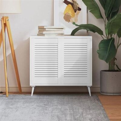 Non communiqué vidaXL Portes à persiennes 2 pcs Bois de pin massif Blanc 61,5x39,4 cm Blanc - Publicité Non communiqué vidaXL Portes à persiennes 2 pcs Bois de pin massif Blanc 61,5x39,4 cm Blanc - Publicité