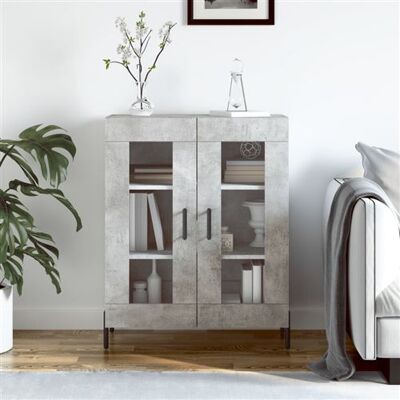 Non communiqué vidaXL Buffet gris béton 69,5x34x90 cm bois d'ingénierie827800 Gris - Publicité Non communiqué vidaXL Buffet gris béton 69,5x34x90 cm bois d'ingénierie827800 Gris - Publicité