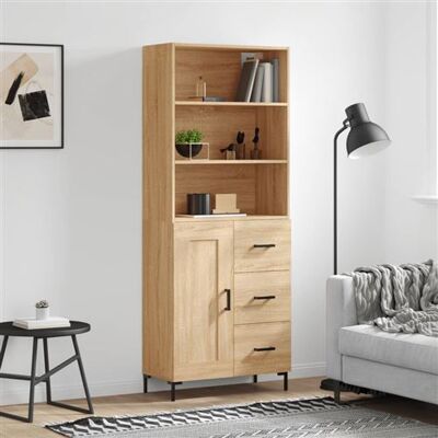 Non communiqué vidaXL Buffet Haut, Armoire de Rangement avec Pieds, Meuble de Rangement, Organisateur Salon Salle de Séjour, Industriel, Chêne Sonoma Bois d'Ingénierie 3190024 Marron - Publicité Non communiqué vidaXL Buffet Haut, Armoire de Rangement avec Pieds, Meuble de Rangement, Organisateur Salon Salle de Séjour, Industriel, Chêne Sonoma Bois d'Ingénierie 3190024 Marron - Publicité