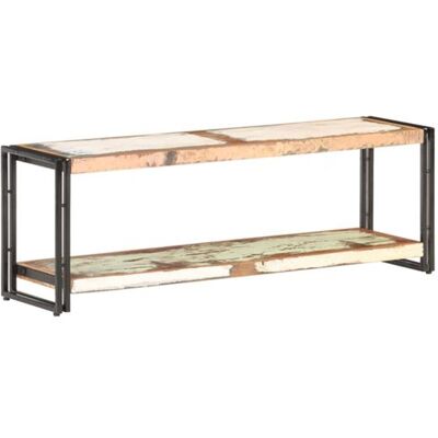 Non communiqué Meuble TV 120x30x40 cm Bois de récupération massif Brun - Publicité Non communiqué Meuble TV 120x30x40 cm Bois de récupération massif Brun - Publicité