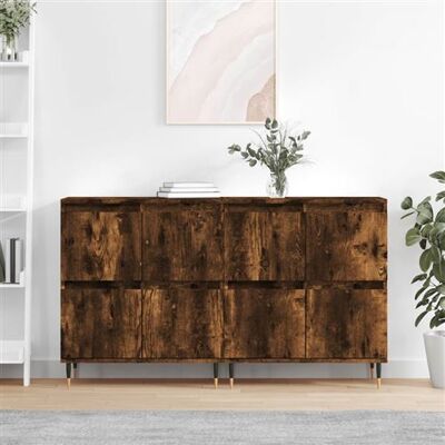 Non communiqué vidaXL Buffets 2 pcs chêne fumé bois d'ingénierie3190170 Marron - Publicité Non communiqué vidaXL Buffets 2 pcs chêne fumé bois d'ingénierie3190170 Marron - Publicité