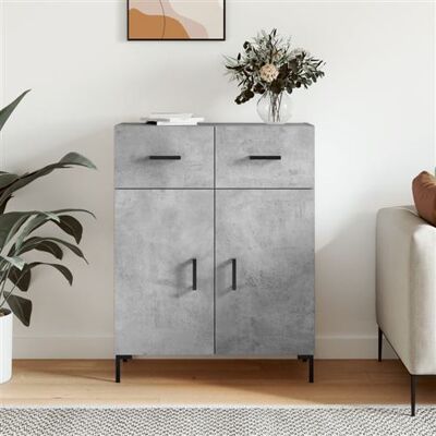 vidaXL Buffet gris béton - Sideboard - Publicité vidaXL Buffet gris béton - Sideboard - Publicité