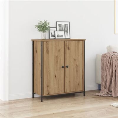 vidaXL Sideboard Artisan Eiche - Étagères réglables - Mobilier de rangement moderne - Publicité vidaXL Sideboard Artisan Eiche - Étagères réglables - Mobilier de rangement moderne - Publicité