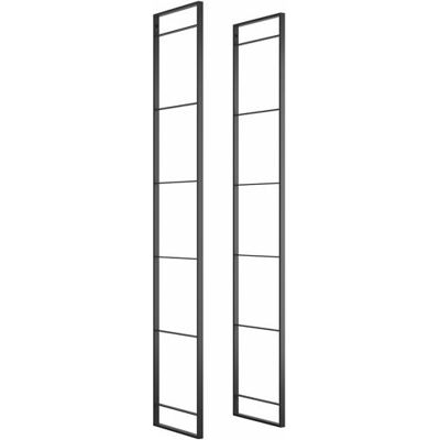 Non communiqué Emuca - Structure pour étagère Lader Pour créer une bibliothèque à 4 étagères Noir - Publicité Non communiqué Emuca - Structure pour étagère Lader Pour créer une bibliothèque à 4 étagères Noir - Publicité