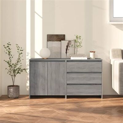 Non communiqué vidaXL Buffets 2 pcs Sonoma gris Bois d'ingénierie3098063 Gris - Publicité Non communiqué vidaXL Buffets 2 pcs Sonoma gris Bois d'ingénierie3098063 Gris - Publicité