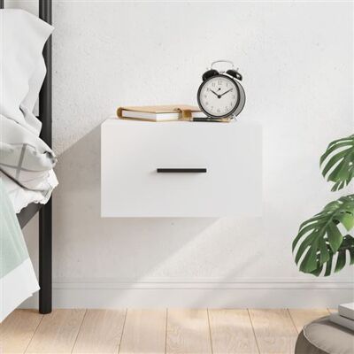 Non communiqué vidaXL Table de Chevet Murale, Armoire de Nuit Suspendue avec Rangement, Table de Nuit Flottante, Décoration de Chambre, Moderne, Blanc Bois d'Ingénierie Blanc - Publicité Non communiqué vidaXL Table de Chevet Murale, Armoire de Nuit Suspendue avec Rangement, Table de Nuit Flottante, Décoration de Chambre, Moderne, Blanc Bois d'Ingénierie Blanc - Publicité