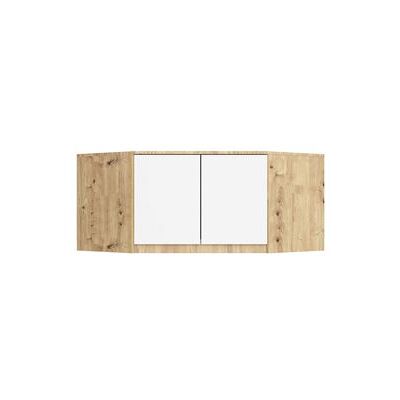 Non communiqué Surmeuble pour armoire AKORD S100 Chêne Artisan 100 cm 2 portes façade Blanche 3 étagères 100x50x55 cm Chêne Artisan, Blanc - Publicité Non communiqué Surmeuble pour armoire AKORD S100 Chêne Artisan 100 cm 2 portes façade Blanche 3 étagères 100x50x55 cm Chêne Artisan, Blanc - Publicité