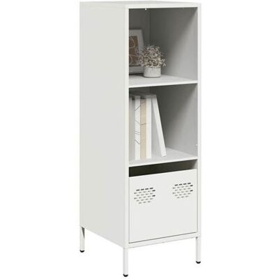 Non communiqué vidaXL Buffet haut blanc 35x39x103,5 cm acier, armoire à livres, armoire à livres moderne, étagère à livres, étagère et 851381 Blanc - Publicité Non communiqué vidaXL Buffet haut blanc 35x39x103,5 cm acier, armoire à livres, armoire à livres moderne, étagère à livres, étagère et 851381 Blanc - Publicité