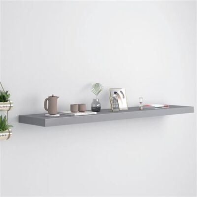 Non communiqué vidaXL Wandschap zwevend 120x23,5x3,8 cm MDF grijs323862 Gris - Publicité Non communiqué vidaXL Wandschap zwevend 120x23,5x3,8 cm MDF grijs323862 Gris - Publicité