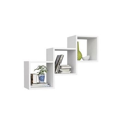 Non communiqué Étagère murale AKORD STAR Blanche 78 cm façade Blanche 3 étagères 78x20x55 cm Blanc - Publicité Non communiqué Étagère murale AKORD STAR Blanche 78 cm façade Blanche 3 étagères 78x20x55 cm Blanc - Publicité