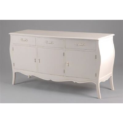 CHARMY Buffet en Bois Blanc - 3 Portes et 3 Tiroirs - Publicité CHARMY Buffet en Bois Blanc - 3 Portes et 3 Tiroirs - Publicité