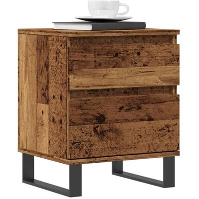 Non communiqué Tables de chevet 2 pcs vieux bois 40x35x50 cm bois d'ingénierie Marron - Publicité Non communiqué Tables de chevet 2 pcs vieux bois 40x35x50 cm bois d'ingénierie Marron - Publicité