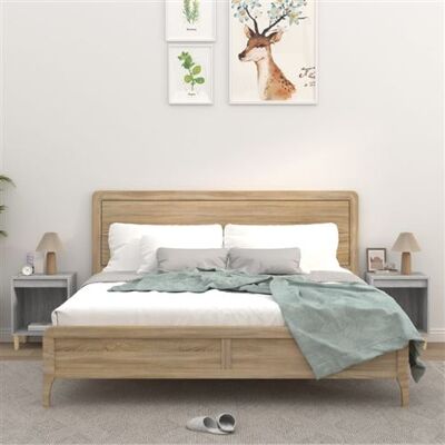 Non communiqué vidaXL Tables de chevet 2 pcs Sonoma gris 40x35x50 cm821871 Gris - Publicité Non communiqué vidaXL Tables de chevet 2 pcs Sonoma gris 40x35x50 cm821871 Gris - Publicité