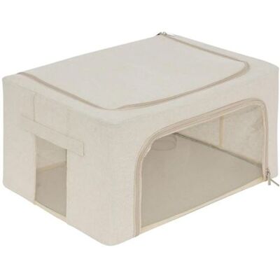Non communiqué FIVE Simply Smart - Housse de Rangement Double Ouverture "Dressy" 50cm Beige Beige - Publicité Non communiqué FIVE Simply Smart - Housse de Rangement Double Ouverture "Dressy" 50cm Beige Beige - Publicité