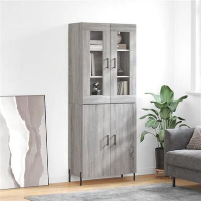 Non communiqué vidaXL Hoge kast 69,5x34x180 cm bewerkt hout grijs sonoma eikenkleurig3198223 Gris - Publicité Non communiqué vidaXL Hoge kast 69,5x34x180 cm bewerkt hout grijs sonoma eikenkleurig3198223 Gris - Publicité