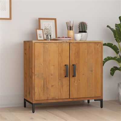 Non communiqué vidaXL Buffet, Meuble de Rangement avec Compartiments, Armoire de Rangement, Organisateur Intérieur Salon, Marron Bois de Pin Massif Marron - Publicité Non communiqué vidaXL Buffet, Meuble de Rangement avec Compartiments, Armoire de Rangement, Organisateur Intérieur Salon, Marron Bois de Pin Massif Marron - Publicité