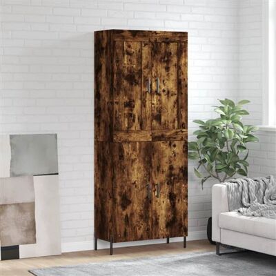 Non communiqué vidaXL Hoge kast 69,5x34x180 cm bewerkt hout gerookt eikenkleurig3199566 Marron - Publicité Non communiqué vidaXL Hoge kast 69,5x34x180 cm bewerkt hout gerookt eikenkleurig3199566 Marron - Publicité