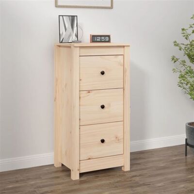 Non communiqué Buffet 40x35x80 cm bois massif de pin Marron - Publicité Non communiqué Buffet 40x35x80 cm bois massif de pin Marron - Publicité