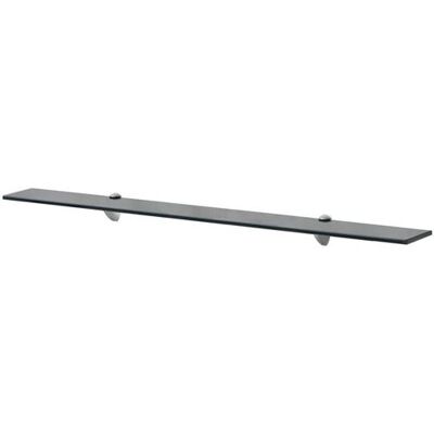 vidaXL Étagère Murale en Verre Noir 100 x 20 cm 8 mm Noir - Publicité vidaXL Étagère Murale en Verre Noir 100 x 20 cm 8 mm Noir - Publicité