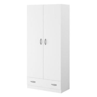 Non communiqué PARISOT Armoire 2 portes battantes 1 tiroir Panneau de particules Décor L 78 cm - Publicité Non communiqué PARISOT Armoire 2 portes battantes 1 tiroir Panneau de particules Décor L 78 cm - Publicité