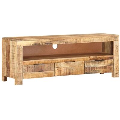 Non communiqué vidaXL Tv-meubel 110x30x40 cm ruw mangohout338026 Brun - Publicité Non communiqué vidaXL Tv-meubel 110x30x40 cm ruw mangohout338026 Brun - Publicité
