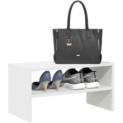 Non communiqué vidaXL Étagère à chaussures empilable blanc 60x30x30,5 cm, meuble de rangement à chaussures, meuble à chaussures d'entrée, 858857 Blanc - Publicité Non communiqué vidaXL Étagère à chaussures empilable blanc 60x30x30,5 cm, meuble de rangement à chaussures, meuble à chaussures d'entrée, 858857 Blanc - Publicité