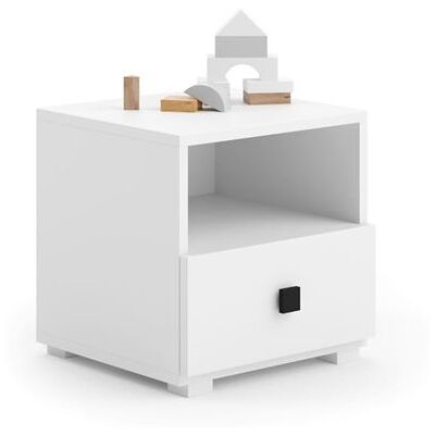Non communiqué Table de Chevet Mims blanc noir Beige - Publicité Non communiqué Table de Chevet Mims blanc noir Beige - Publicité