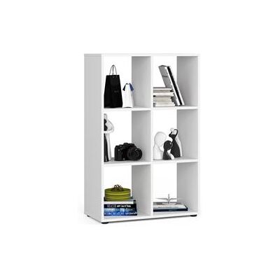 Non communiqué Étagère AKORD QUAD Blanche 70,5 cm façade Blanche 6 étagères 70,5x33x109 cm Blanc - Publicité Non communiqué Étagère AKORD QUAD Blanche 70,5 cm façade Blanche 6 étagères 70,5x33x109 cm Blanc - Publicité