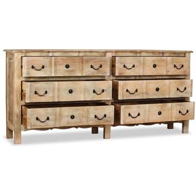 vidaXL Buffet Bois de manguier solide 200x40x90 cm Brun - Publicité vidaXL Buffet Bois de manguier solide 200x40x90 cm Brun - Publicité