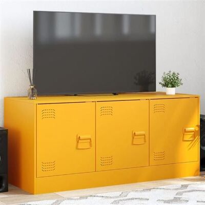 Non communiqué vidaXL Meuble TV jaune moutarde 99x39x44 cm acier, banc TV, meuble télé, meuble multimédia, buffet TV, meuble hifi, centre 841646 Jaune - Publicité Non communiqué vidaXL Meuble TV jaune moutarde 99x39x44 cm acier, banc TV, meuble télé, meuble multimédia, buffet TV, meuble hifi, centre 841646 Jaune - Publicité