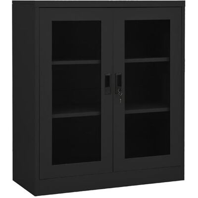 vidaXL - Nova - 90x40x105 cm - Acier - Armoire bureau - Publicité vidaXL - Nova - 90x40x105 cm - Acier - Armoire bureau - Publicité