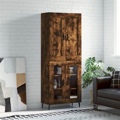 Non communiqué vidaXL Buffet Haut, Armoire de Rangement avec Pieds, Meuble de Rangement, Organisateur Salon Salle de Séjour, Chêne Fumé Bois d'Ingénierie Marron - Publicité Non communiqué vidaXL Buffet Haut, Armoire de Rangement avec Pieds, Meuble de Rangement, Organisateur Salon Salle de Séjour, Chêne Fumé Bois d'Ingénierie Marron - Publicité