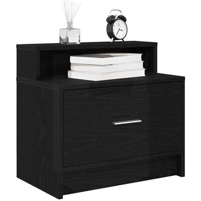 Non communiqué vidaXL Table de chevet avec tiroir chêne noir 51x31x47 cm, table d'appoint, armoire de lit, table d'appoint pour la chambre, 858670 Noir - Publicité Non communiqué vidaXL Table de chevet avec tiroir chêne noir 51x31x47 cm, table d'appoint, armoire de lit, table d'appoint pour la chambre, 858670 Noir - Publicité