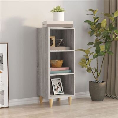 vidaXL Buffet Gris Sonoma - Bois Multistratifié - Publicité vidaXL Buffet Gris Sonoma - Bois Multistratifié - Publicité