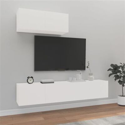 Non communiqué vidaXL Ensemble de meubles TV 3 pcs Blanc Bois d'ingénierie3114470 Blanc - Publicité Non communiqué vidaXL Ensemble de meubles TV 3 pcs Blanc Bois d'ingénierie3114470 Blanc - Publicité