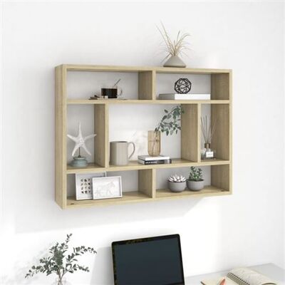 Non communiqué Étagère murale Chêne sonoma 75x16x55 cm Bois d ingénierie Chêne sonoma - Publicité Non communiqué Étagère murale Chêne sonoma 75x16x55 cm Bois d ingénierie Chêne sonoma - Publicité