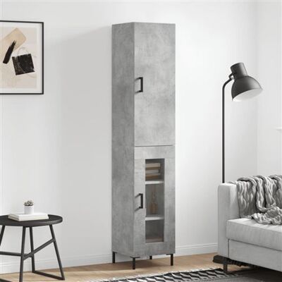 Non communiqué vidaXL Buffet haut Gris béton 34,5x34x180 cm Bois d'ingénierie3199045 Gris - Publicité Non communiqué vidaXL Buffet haut Gris béton 34,5x34x180 cm Bois d'ingénierie3199045 Gris - Publicité