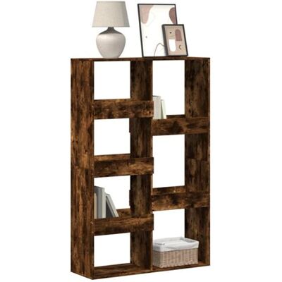 Non communiqué Bibliothèque chêne fumé 100x33x155,5 cm bois d ingénierie Marron - Publicité Non communiqué Bibliothèque chêne fumé 100x33x155,5 cm bois d ingénierie Marron - Publicité