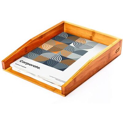 Non communiqué Compartiment de rangement - Blumfeldt - Pour documents - 25,3 x 5,8 x 33 cm - Bambou - Publicité Non communiqué Compartiment de rangement - Blumfeldt - Pour documents - 25,3 x 5,8 x 33 cm - Bambou - Publicité