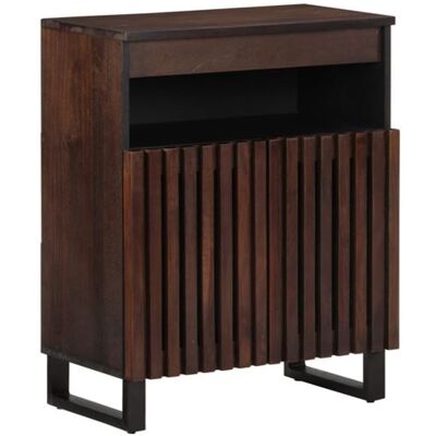 Non communiqué Buffet marron 60x34x75 cm bois massif de manguier Marron - Publicité Non communiqué Buffet marron 60x34x75 cm bois massif de manguier Marron - Publicité
