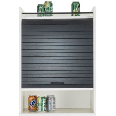 Non communiqué Meuble de Cuisine Blanc Rideau Noir ou Blanc 4 Niches L 54 H 76.6 P 35.4 cm - Noir - L 54 x l 35.4 x H 76.6 cm Blanc - Publicité Non communiqué Meuble de Cuisine Blanc Rideau Noir ou Blanc 4 Niches L 54 H 76.6 P 35.4 cm - Noir - L 54 x l 35.4 x H 76.6 cm Blanc - Publicité