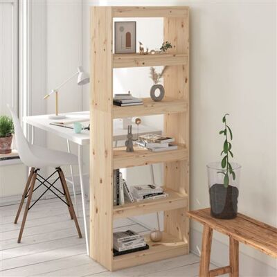 Non communiqué vidaXL Bibliothèque/Séparateur de pièce 60x30x167,5 cm pin massif808173 Brun - Publicité Non communiqué vidaXL Bibliothèque/Séparateur de pièce 60x30x167,5 cm pin massif808173 Brun - Publicité