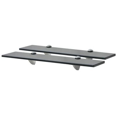 Non communiqué vidaXL Schappen zwevend 2 st 50x10 cm 8 mm glas3051504 Noir - Publicité Non communiqué vidaXL Schappen zwevend 2 st 50x10 cm 8 mm glas3051504 Noir - Publicité