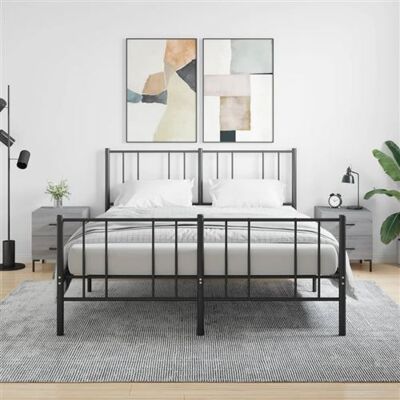 Non communiqué vidaXL Tables de chevet 2 pcs sonoma gris 40x35x47,5 cm827321 Gris - Publicité Non communiqué vidaXL Tables de chevet 2 pcs sonoma gris 40x35x47,5 cm827321 Gris - Publicité