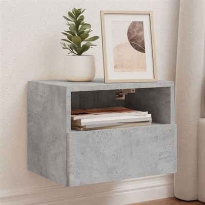vidaXL Meubles TV Mur 2 pcs Gris Béton - TV Wall Cabinets - Publicité vidaXL Meubles TV Mur 2 pcs Gris Béton - TV Wall Cabinets - Publicité