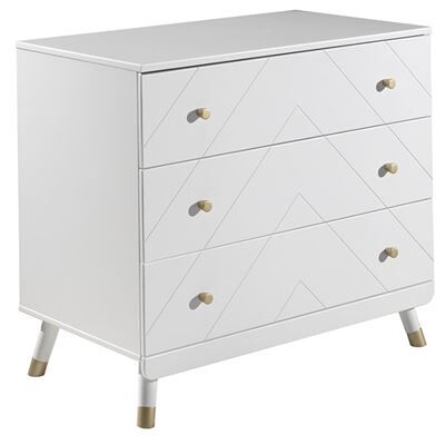 Non communiqué Commode 3 Tiroirs Motif Graphique - TINY WHITE - ALTOBUY Blanc - Publicité Non communiqué Commode 3 Tiroirs Motif Graphique - TINY WHITE - ALTOBUY Blanc - Publicité