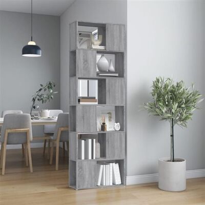 Non communiqué Bibliothèque Séparateur de pièce Sonoma gris 60x24x186 cm Sonoma gris - Publicité Non communiqué Bibliothèque Séparateur de pièce Sonoma gris 60x24x186 cm Sonoma gris - Publicité