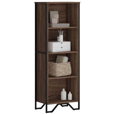 Non communiqué vidaXL Bibliothèque chêne marron 50x31x137,5 cm bois d'ingénierie848613 Marron - Publicité Non communiqué vidaXL Bibliothèque chêne marron 50x31x137,5 cm bois d'ingénierie848613 Marron - Publicité