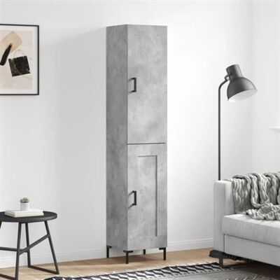 Non communiqué vidaXL Buffet haut Gris béton 34,5x34x180 cm Bois d'ingénierie 3199109 Gris - Publicité Non communiqué vidaXL Buffet haut Gris béton 34,5x34x180 cm Bois d'ingénierie 3199109 Gris - Publicité