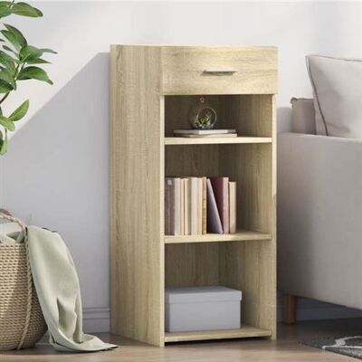 Non communiqué vidaXL Buffet chêne sonoma 40x42,5x93 cm bois d'ingénierie, armoire, armoire latérale, armoire de rangement, armoire, 846315 Marron - Publicité Non communiqué vidaXL Buffet chêne sonoma 40x42,5x93 cm bois d'ingénierie, armoire, armoire latérale, armoire de rangement, armoire, 846315 Marron - Publicité